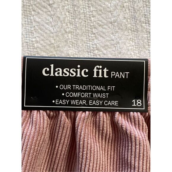 Alfred Dunner Women’s Size 18 Plush Ave Pants in Tea Rose - Picture 5 of 8